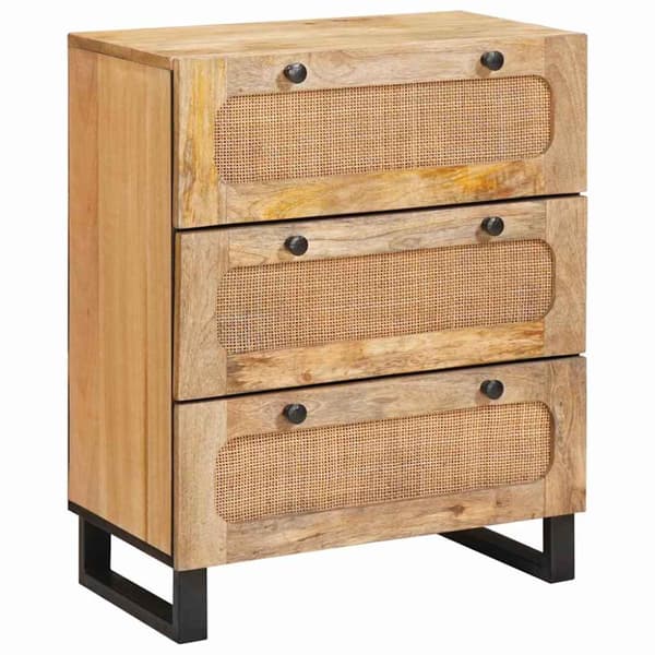 Sideboard Brun 60 x 33 x 75 cm Massivt mangoträ