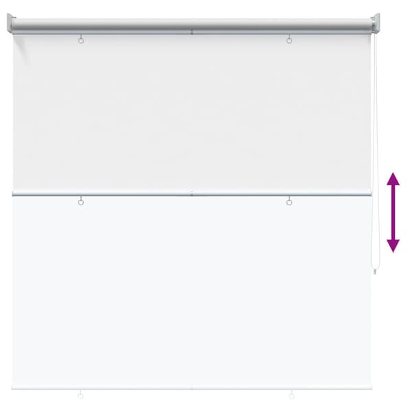 Rullgardin UV-skydd Vit 140 x 230 cm Polyester