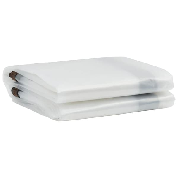 Klar presenning med öljetter 3x8 m polyeten