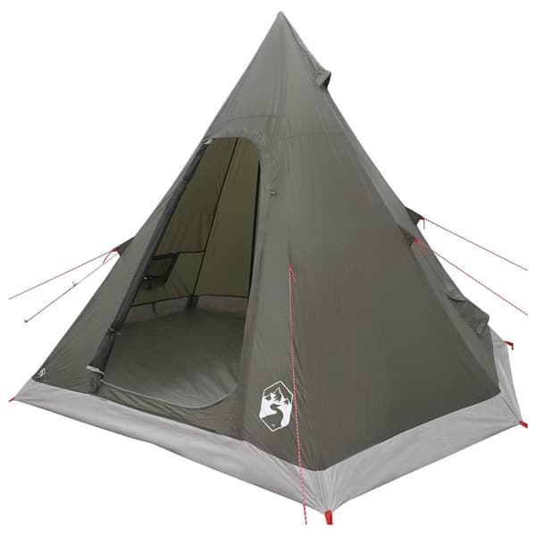 3 person Armégrön 185T Polyester med PU-beläggning