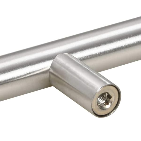 Skåphandtag 5 st silver 192 mm rostfritt stål