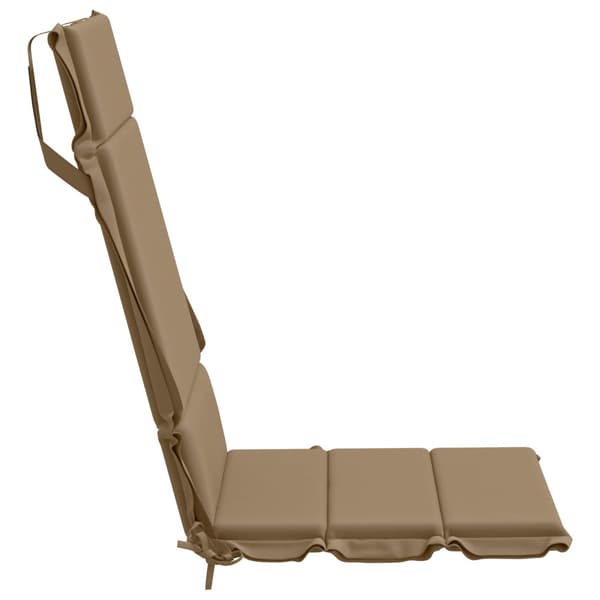 4-delade Höga Ryggstolsdynor GEMERT 4 st 100% Polyester Taupe