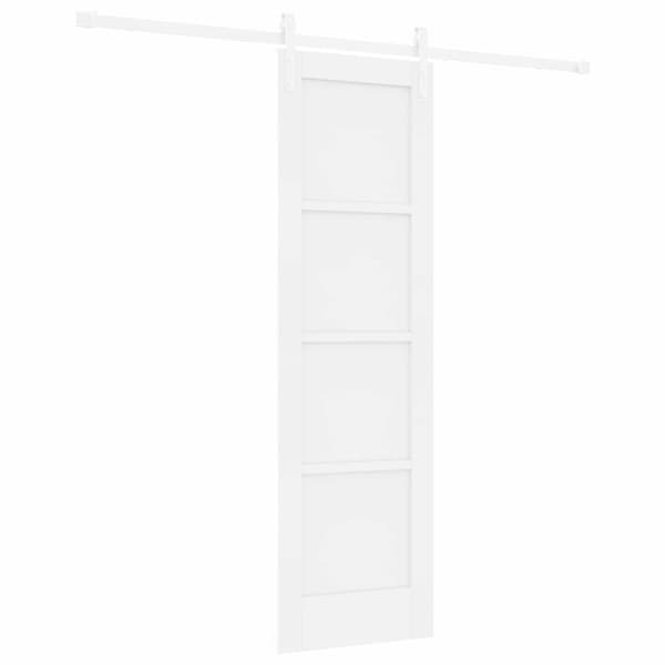 Skjutdörr 61 x 198,5 cm Konstruerat trä Vit
