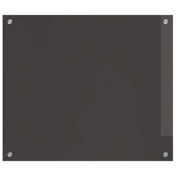 Köksskydd 2 pcs Mörkgrå 70 x 60 cm härdat glas