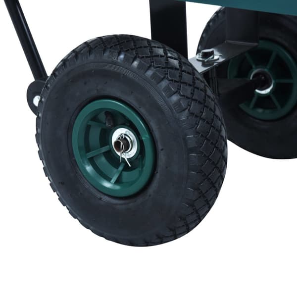 Trädgårdsvagn grön 350 kg