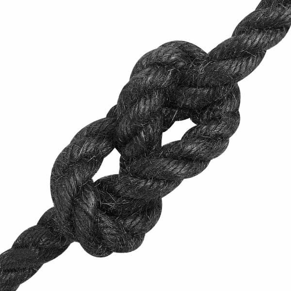 Juterep 10 Svart 100% Tossa jute