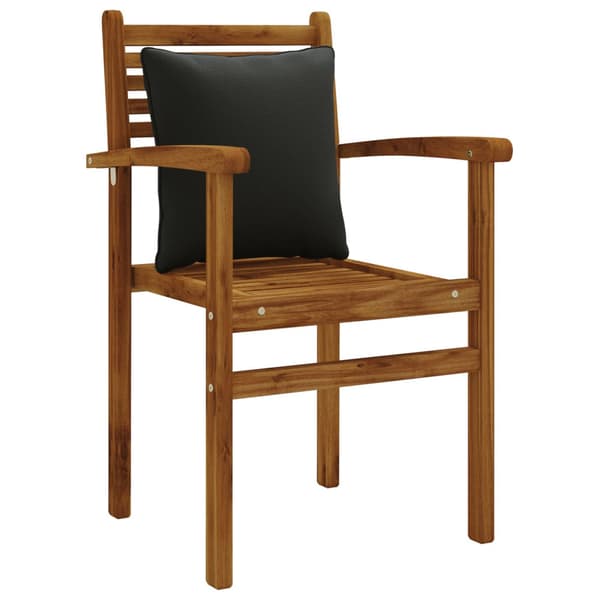 1-delad ryggkudde PUTTEN 100% Polyester Svart 40 x 40 x 15 cm