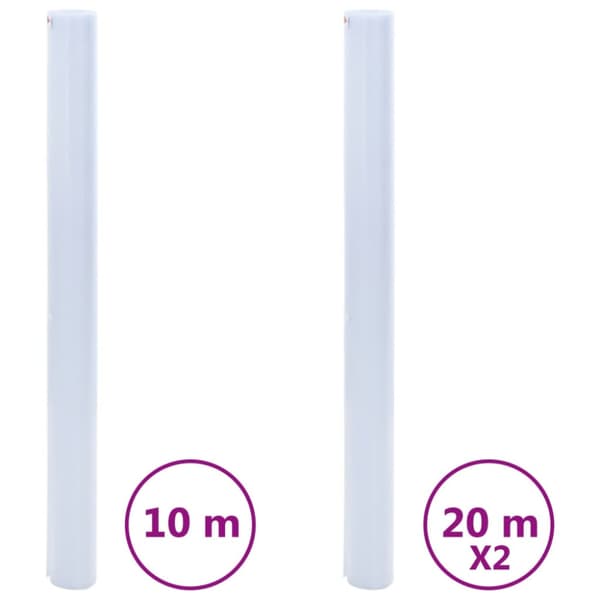 Fönsterfilmer 3 st statisk frostad grå PVC