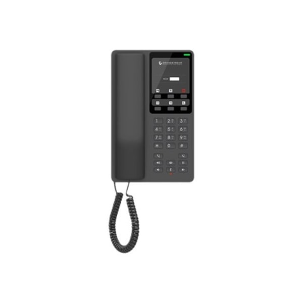Grandstream GHP Series GHP621W - VoIP-telefon - 3-riktad samtalsförmåg Svart