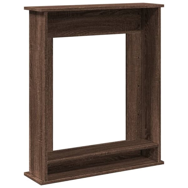 Spiselkrans brun ek 75x20x87,5 cm konstruerat trä