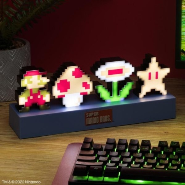 Super Mario Bros. Icons Light Multifärg
