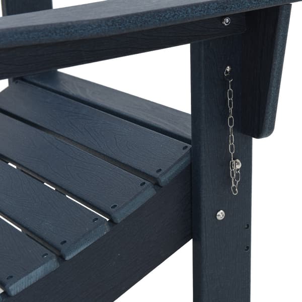 Trädgård Stol 3 pcs Marinblå 80,5 x 74,5 x 92 cm polyeten