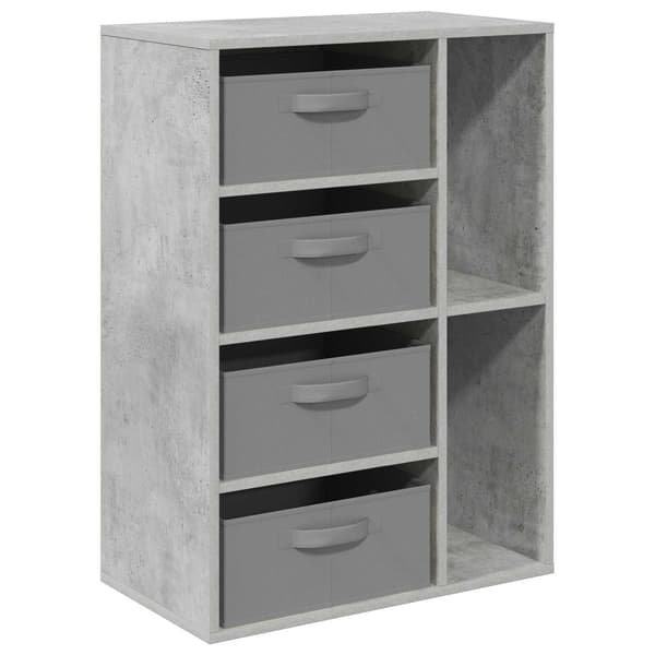 Sideboard med låda Betonggrå 60 x 33,5 x 84 cm