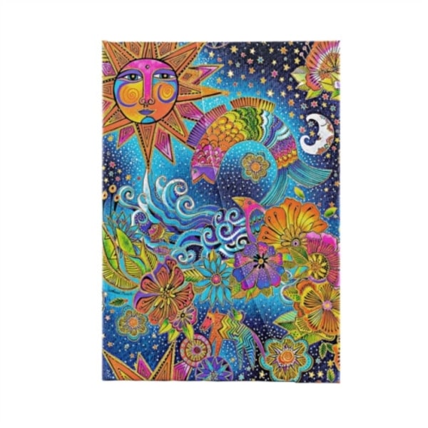 Celestial Magic (Whimsical Creations) Midi Lined Hardback Journal (Wrap Closure) (inbunden, eng)