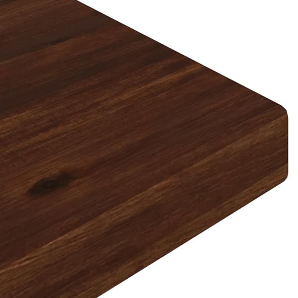 Rektangulärt Bordsskiva 90 x 50 x 3,5 cm Rektangulär Mörkbrun