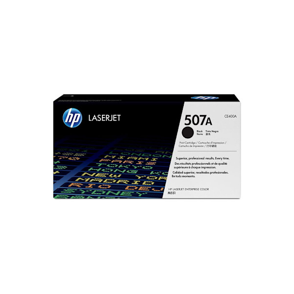 Toner HP CE400A 507A 5,5K svart