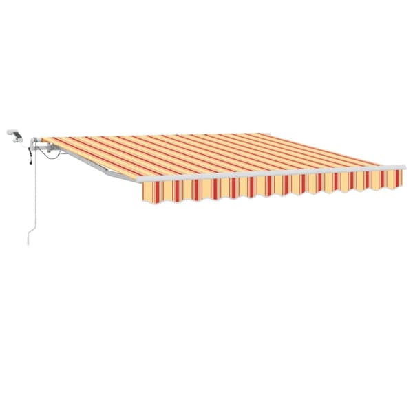 Markis tyg Gul och Orange 300 x 250 cm Polyester