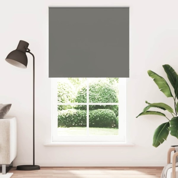 Rullgardin mörkläggning grå 120x230 cm tyg bredd 116,6 cm