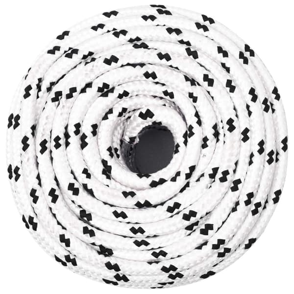 Mångsidigt bruksrep 10 mm 25 m Vit Polyester