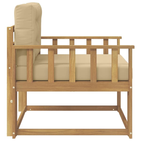 Utomhus Mellansoffa Polyester Vit