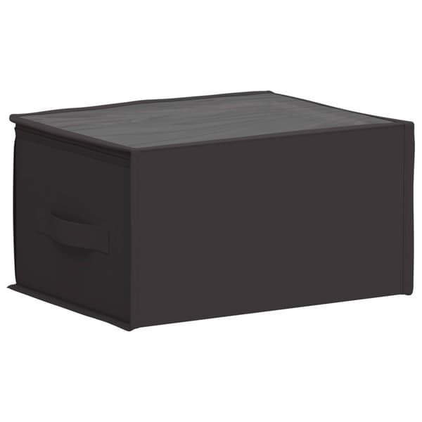 Förvaringslåda med transparent toppfönster 2 pcs Antracit