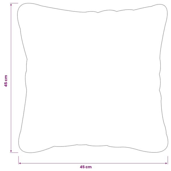 Kuddöverdrag 12 st HEERLEN Turkos 45 x 45 cm Polyester