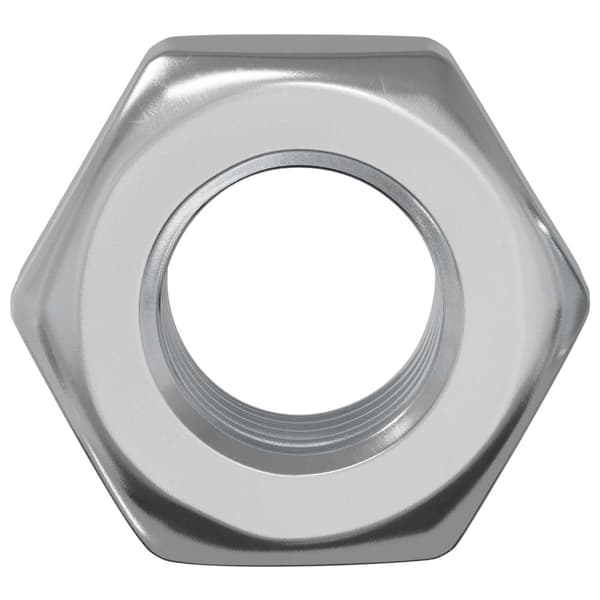 Sexkantig mutter 12 pcs Silver m8 Metall
