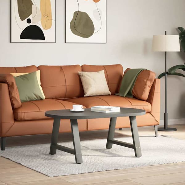 Soffbordsben A-formade 2 st antracit 70x(42-43) cm stål