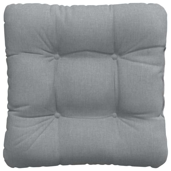 Sittkuddar 4 pcs Ljusgrå 45 x 45 x 12 cm tyg