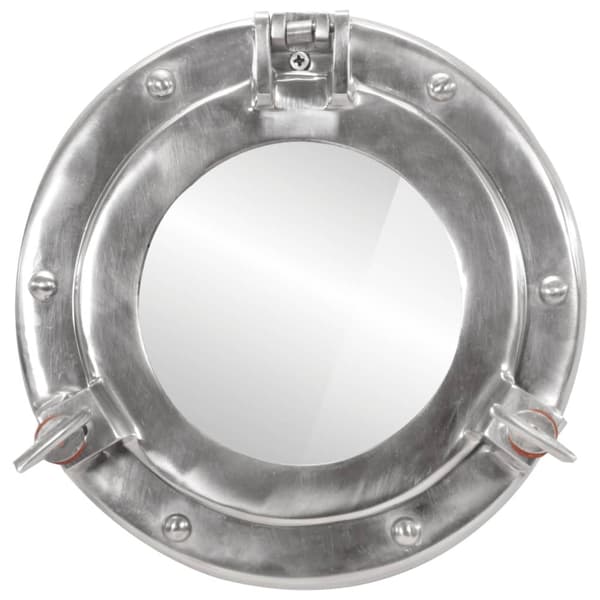 Väggspegel Ø23 aluminium och glas