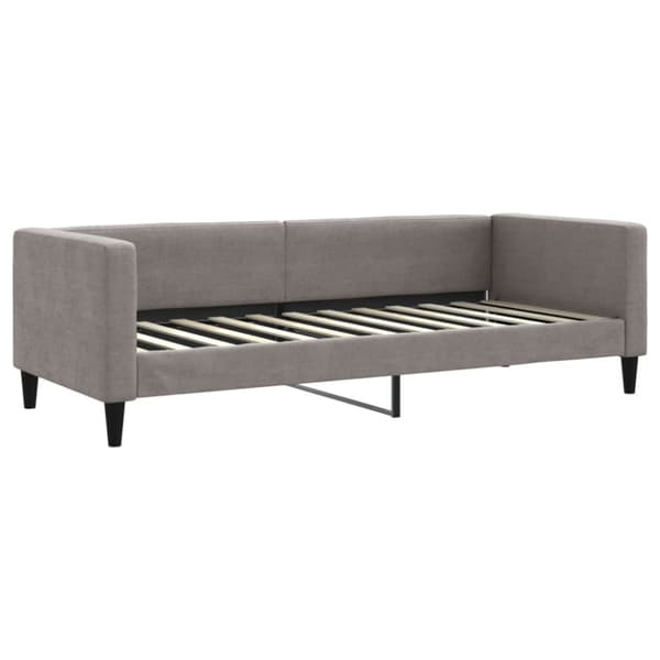 Dagbädd utdragbar taupe 80x200 cm tyg