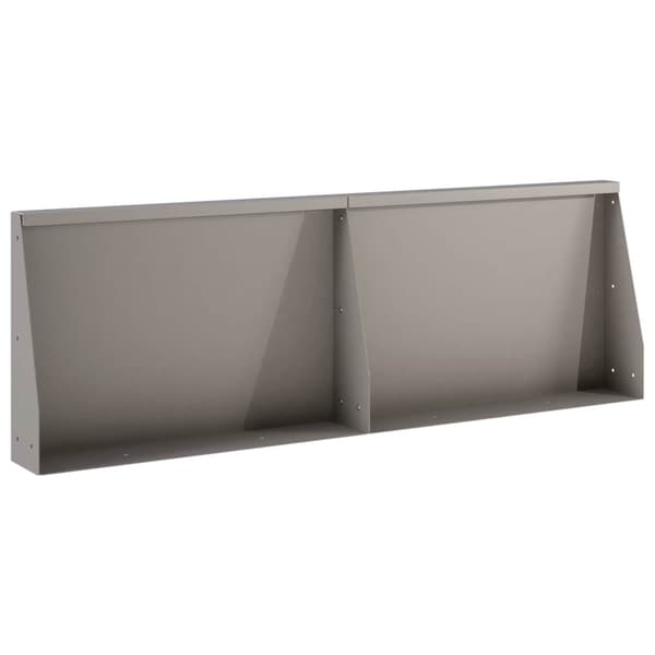Stödvägg 2 st 60 x 12 x 40 cm Väderbeständig stål Rostig