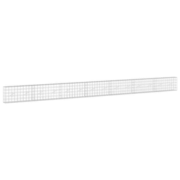 Gabion med 5 mm tråd och 10x10 cm nät 700x20x50 cm