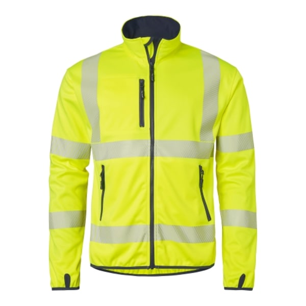 7721 Softshell Hi-Vis Fluorescent yellow/navy Unisex