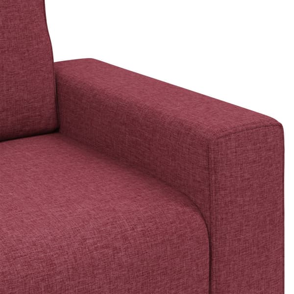 Soffstol Vinröd 100 cm tyg