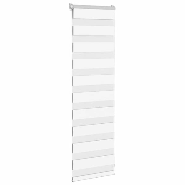 Rullgardin zebra vit 45x100 cm tyg bredd 40,9 cm polyester