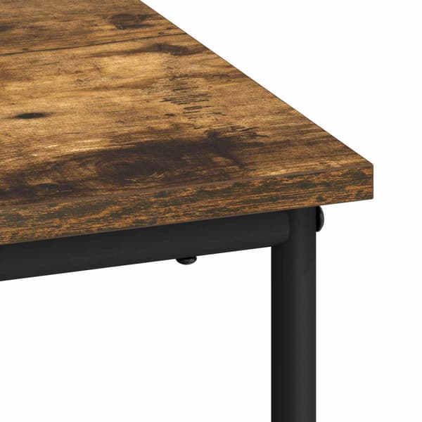 Skrivbord med förvaring Rökt ek 100 x 50 x 75 cm