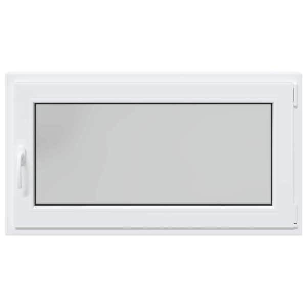 Källarfönster RISOR Vit 110 x 60 cm PVC och glas