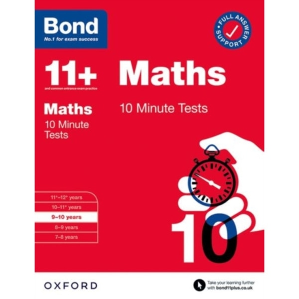 Bond 11+: Bond 11+ 10 Minute Tests Maths 9-10 years: For 11+ GL assessment and Entrance Exams (häftad, eng)