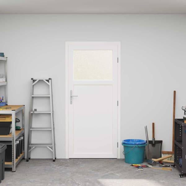 Sidentré Dörr Vit 88 x 198 cm PVC