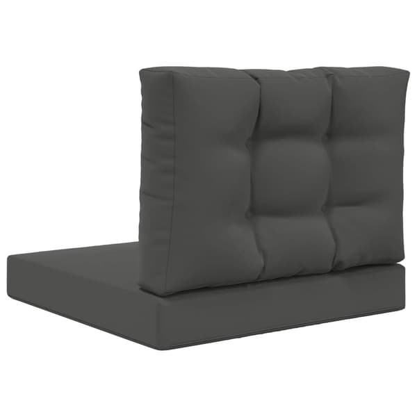Utomhus Soffa Kudde 2 pcs Antracit Polyester