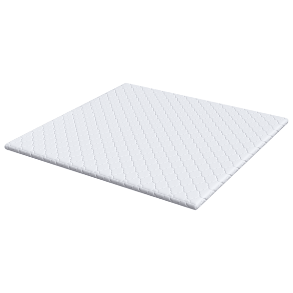 Kokostopper Vit 180 x 200 cm Jacquardtyg
