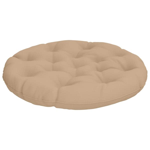 Hängstolskudde VIANEN 100% Polyester Sand Ø 80 x 12 cm