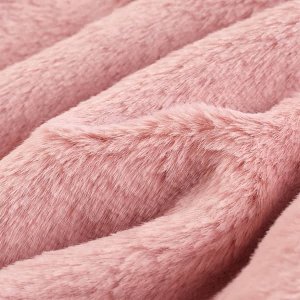 Kappa för barn konstpäls rosa 92
