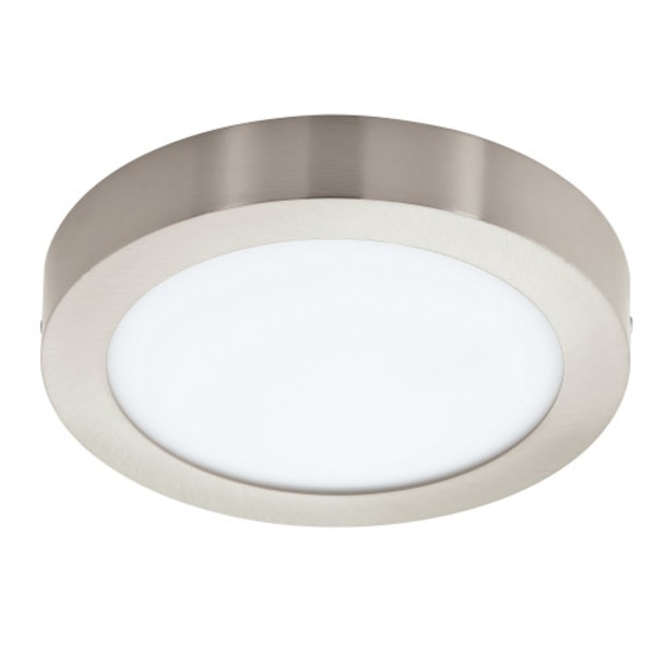EGLO Fueva-Z Smart Ceiling Lamp Ø21 – Brushed Steel with Zigbee & Bluetooth