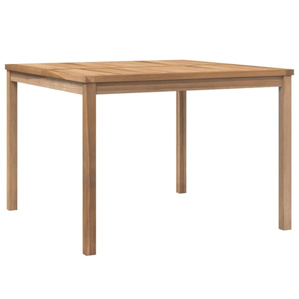 Trädgårdsbord 110x110x77 cm massiv teak