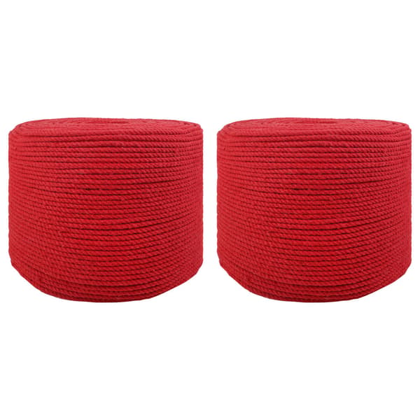 Rep 2 pcs Röd Bomull