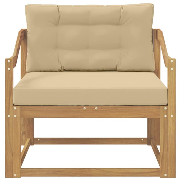 Utomhus Mellansoffa Polyester Vit