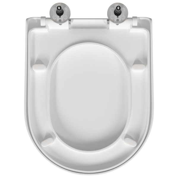 Toalettstol Justerbar Vit 48 x 36,5 x 4,5 cm Polypropylen