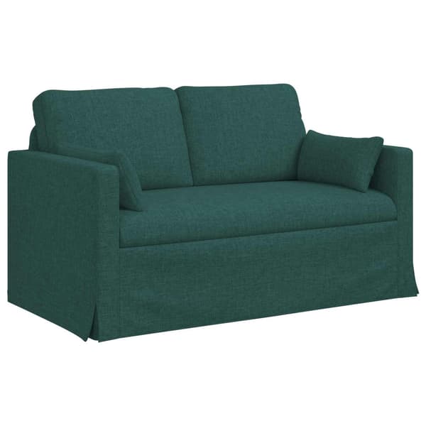 Soffset 2 pcs Mörkgrön 139 x 78 x 80 cm tyg